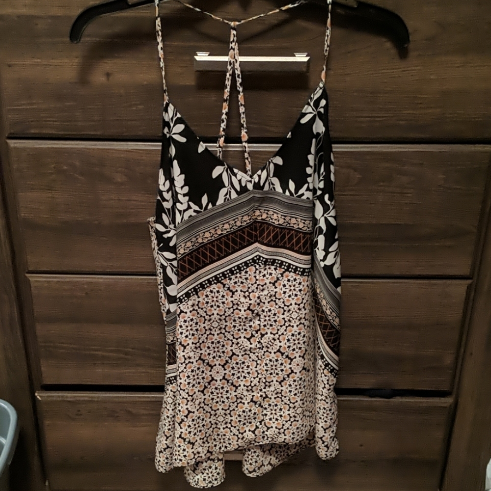 Floral and Flowy Tank Top